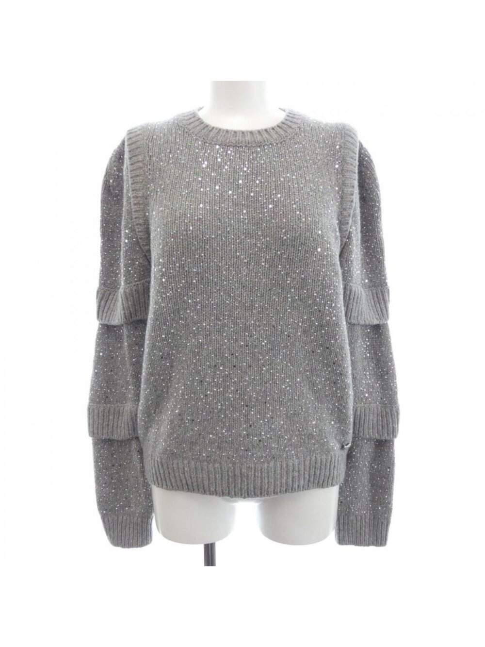 Chanel Knit Sweater Gray
